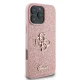 Guess Fixed Glitter Big 4G case for iPhone 16 Pro - pink