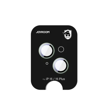 Kameros lęšių apsauginis stiklas Joyroom iPhone 15 / 15 Plus JR-MFY0252, žalias