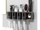 Wall-Mounted Toothbrush Holder with Toothpaste Dispenser & Cups
