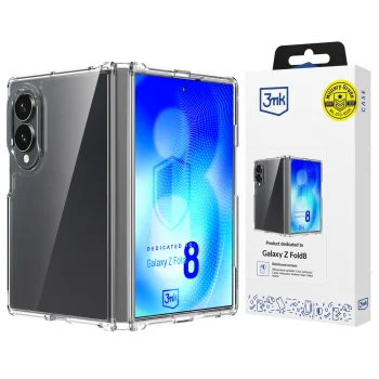 Dėklas 3mk Armor Case telefonui Samsung Galaxy Z Fold 8 Wide, skaidrus