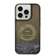 Karl Lagerfeld Liquid Glitter RSG dėklas, skirtas iPhone 14 Pro, juodas