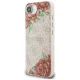 Dėklas Guess 4G Flowers Print MagSafe skirtas iPhone 16e, rožinis