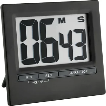 Skaitmeninis virtuvinis laikmatis ir chronometras TFA 38.2013.01, juodas