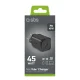 Sbs TETRGAN1C45W 45W GaN USB-C sieninis įkroviklis, juodas