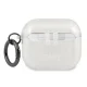 Karl Lagerfeld AirPods 3 dėklas Glitter Karl\'s Head, sidabrinis