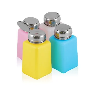 Pump Dispenser Bottle for Liquids 180ml, Mixed Colors
