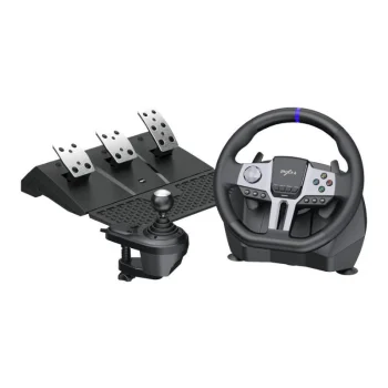 Vairas žaidimams PXN-V9Gen2 su pedalais ir pavarų svirtimi (PC / PS3 / PS4 / Xbox / Switch)