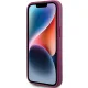 Guess Glitter Script Big 4G dėklas, skirtas iPhone 15, violetinis