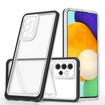 Hybrid Armor Clear 3in1 dėklas telefonui Samsung Galaxy A73, juodas