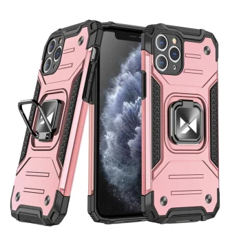 Wozinsky Ring Armor dėklas, skirtas Apple iPhone 11 Pro 5.8", rožinis
