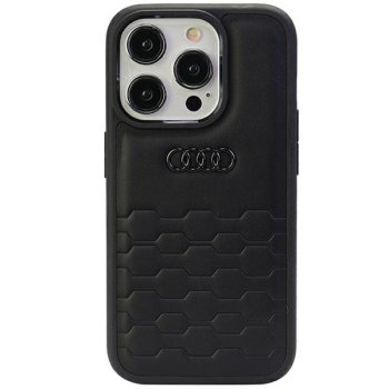 Audi iPhone 15 Pro Max Case GT Synthetic Leather, Black