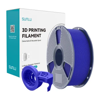 Sunlu PETG High-Speed Matte 3D spausdinimo plastikas, mėlynas