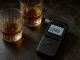 Skaitmeninis elektroninis alkotesteris su LCD ekranu ir 5 antgaliais, juodas