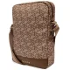 Guess GCube Stripe planšetės krepšys iki 10\", rudas