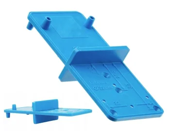Generic NZ12D Furniture Hinge Mounting Template, Blue