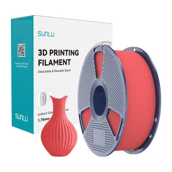 Sunlu PLA Classic CR 3D spausdintuvo plastikas 1.75 mm 1 kg, Cherry