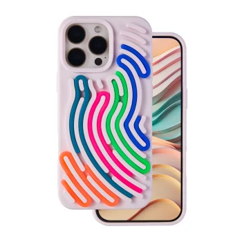 TFO DIY Snake dėklas Apple iPhone 15 Pro 6.1", rožinis