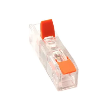 Tiesinės laidų jungtys su svirtelėmis 0.2–4.0 mm², 32A, 450V, 100 vnt.