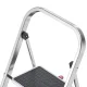Pakopinės kopėčios Hailo K70 StandardLine, 2 pakopų, sidabrinė