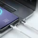 3mk Hyper Cable N-SERIES USB-A / USB-C laidas 1m 18W, baltas