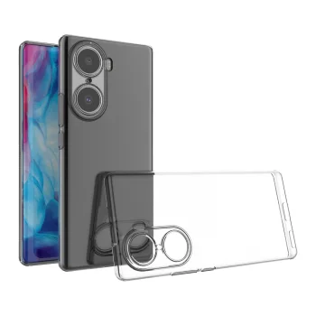 Telefono dėklas Ultra Clear 0.5mm telefonui Honor 60, skaidrus