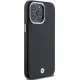 BMW Signature Wrapped Metal MagSafe dėklas iPhone 15 Pro Max, juodas