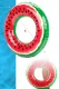 Large Inflatable Swimming Ring Watermelon XL 90cm