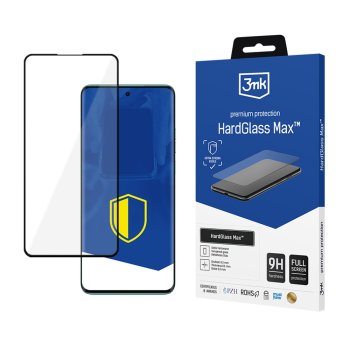 3mk HardGlass Max juodas apsauginis stiklas Motorola Edge 40 Neo