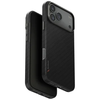 Uniq Keva EDGE Magclick dėklas, skirtas iPhone 17 Pro Max, juodas
