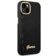 Guess Croco dėklas iPhone 14 Plus telefonui, juodas