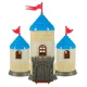 Kinetic Sand Play Set for Kids 1100g, Castle, Vehicles and Molds