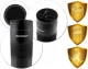 Termosas Berdsen BD-784 su šiaudeliu, 590 ml, juodas
