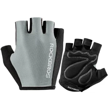 Rockbros S099GR Cycling Gloves, Size XL, Gray