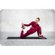 Neo-Sport Exercise Fitness Mat 173 x 61 cm 192100, Black
