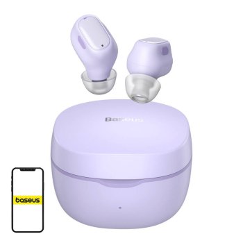 Baseus Bowie WM01 Wireless Earphones, Purple