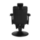 Barber Chair Gabbiano Levi Black