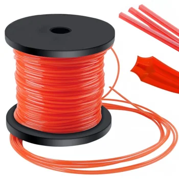Trimerio valas 2,4 mm, žvaigždutės profilis, 155 m, oranžinis