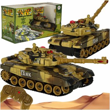 RC War Tank 9993 2.4 GHz Remote Control Battle Tank, desert