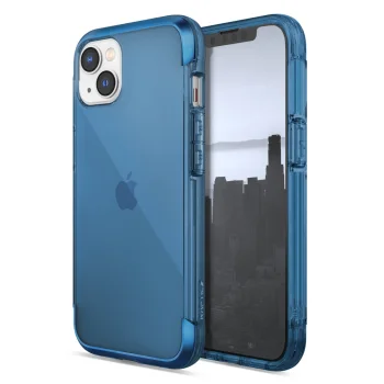 Smūgiams atsparus dėklas Raptic Air skirtas iPhone 14 Plus, mėlynas