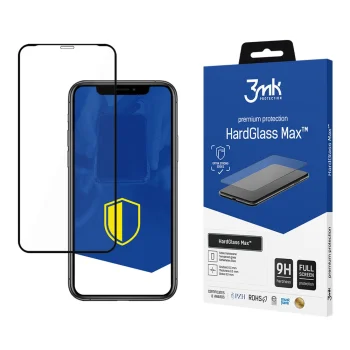 Apsauginis grūdintas stiklas 3mk HardGlass Max, skirtas iPhone XR