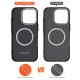 Tech-Protect Ion Carbon MagSafe dėklas iPhone 16 Pro Max, juodas/pilkas