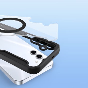 Dux Ducis Skin X Pro atverčiamasis dėklas Samsung Galaxy S25+, juodas