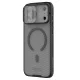 Nillkin CamShield Pro Magnetic dėklas iPhone 17 Pro Max, skaidri juoda