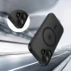 Dėklas Tech-Protect Magpeak MagSafe CC, skirtas iPhone 17, matinė juoda