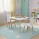 ECOTOYS vaikiškas staliukas su 2 kėdutėmis 139947, baltas