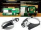 Headband Magnifier with 2 LED Lights for Close Work 1.5x-17x