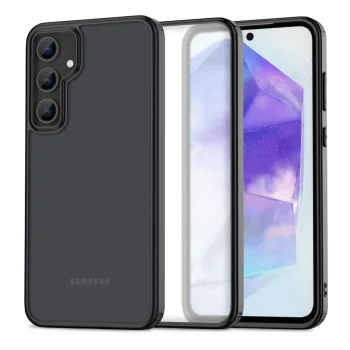 Dėklas Tech-Protect MagMat, skirtas Samsung Galaxy A55 5G, matinis juodas