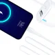 3mk Protection automobilinis įkroviklis 20W USB-A ir USB-C, baltas