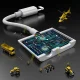Joyroom S-Y104 Lightning to 2x Lightning Headphone Adapter, White