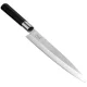 Filė peilis KAI Wasabi Black Yanagiba 21 cm, sidabrinis ir juodas